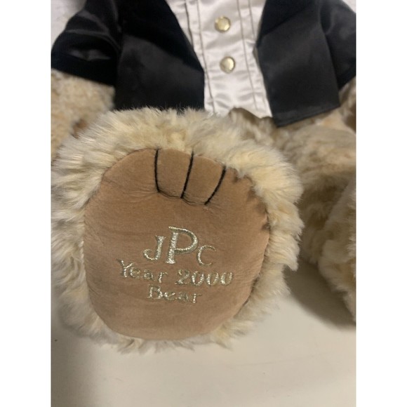 JC Penny Year 2000 26" Bear Holiday Collection Plush Staffed Toy Animal - Picture 2 of 9